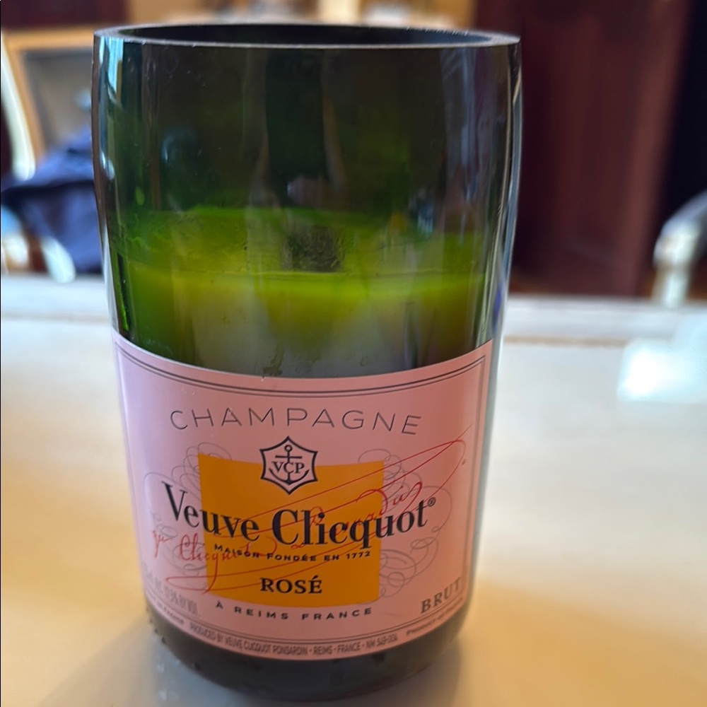 Veuve Clicquot Rosé Candle  - Green